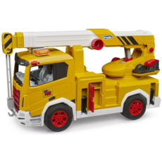 BRUDER TOYS AMERICA ROADMAX CRANE TRUCK