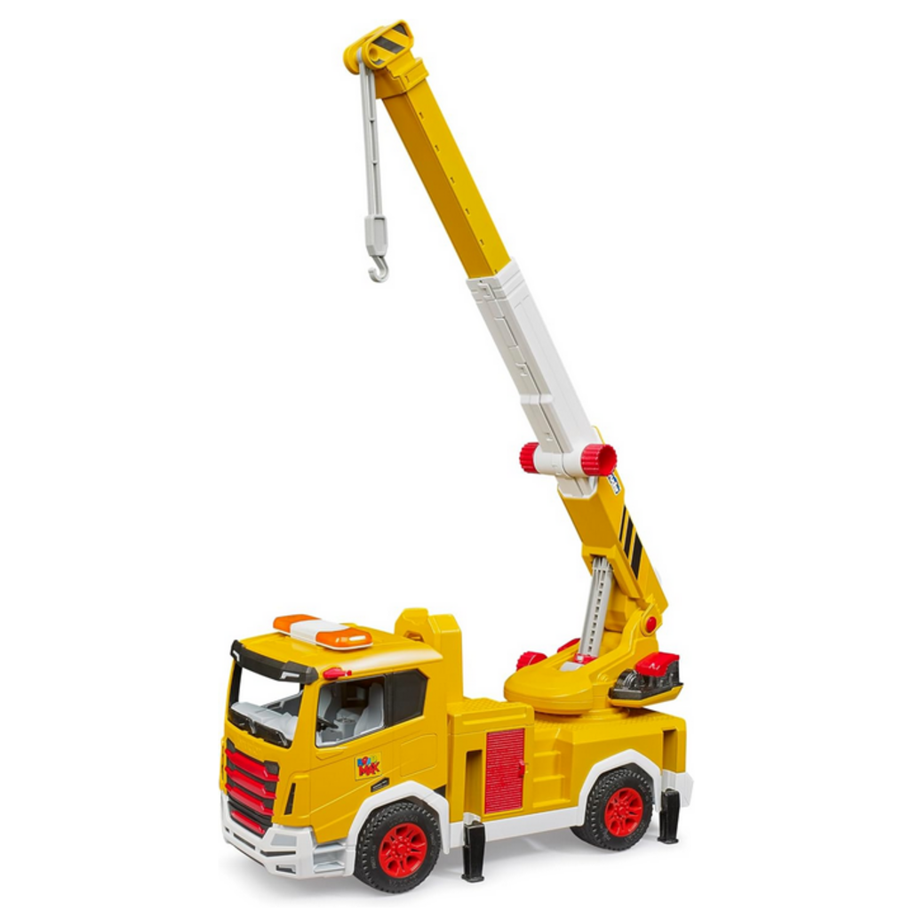 BRUDER TOYS AMERICA ROADMAX CRANE TRUCK