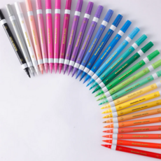 PENCIL GRIP COMPANY MAGIC STIX DOUBLE-ENDED WASHABLE ACRYLIC MARKERS