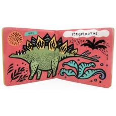 WORDS & PICTURES COLOR ME: WHO LOVES DINOSAURS? BATH BOOK*