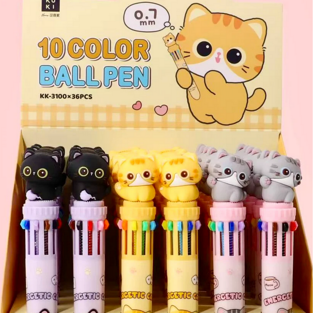 BC USA CAT 10 COLOR PEN