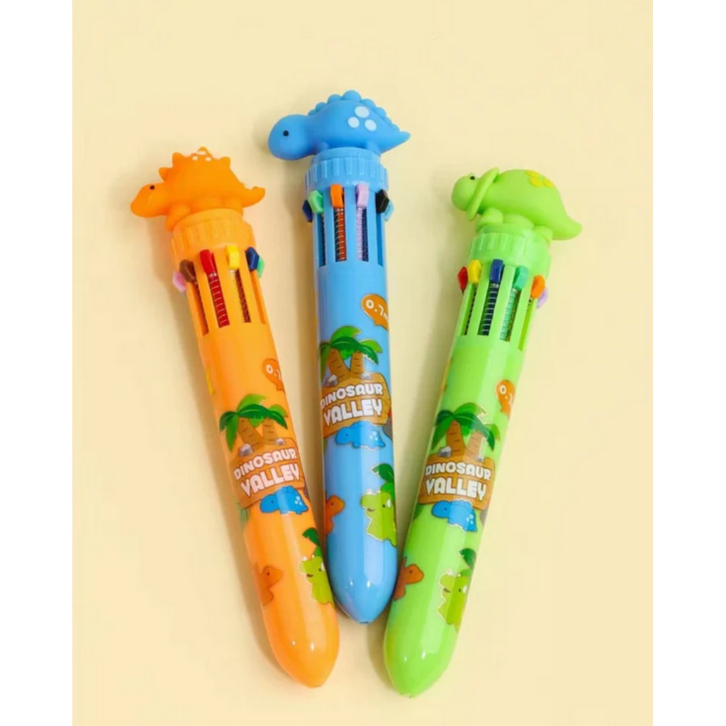 BC USA DINOSAUR 10 COLOR PEN