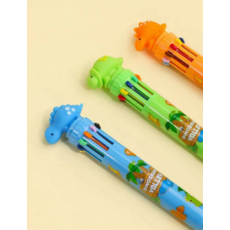 BC USA DINOSAUR 10 COLOR PEN