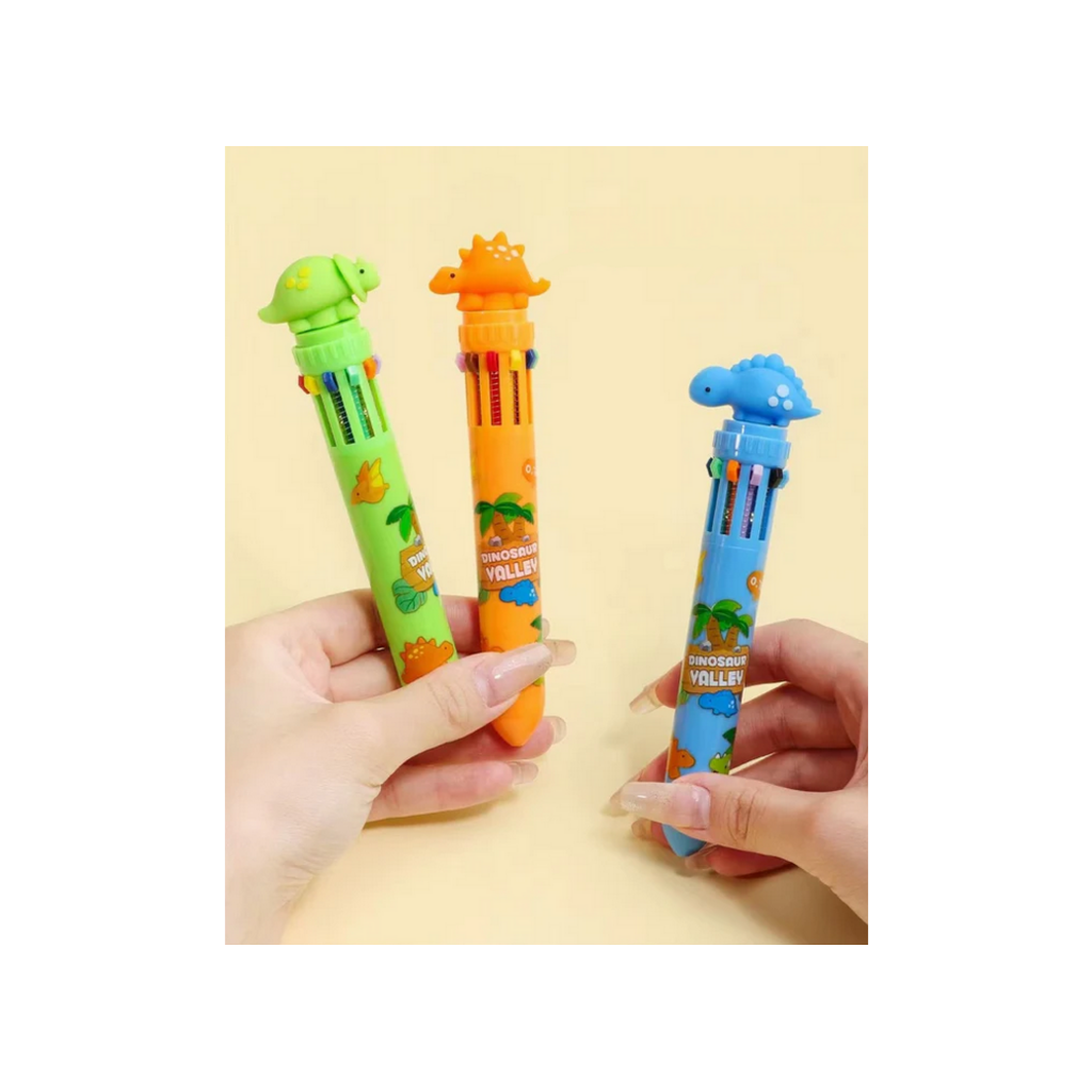 BC USA DINOSAUR 10 COLOR PEN