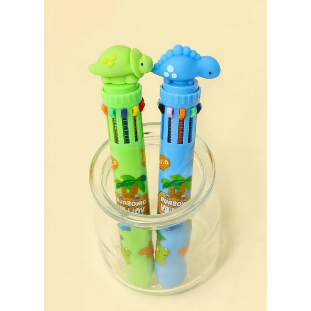 BC USA DINOSAUR 10 COLOR PEN