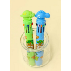 BC USA DINOSAUR 10 COLOR PEN