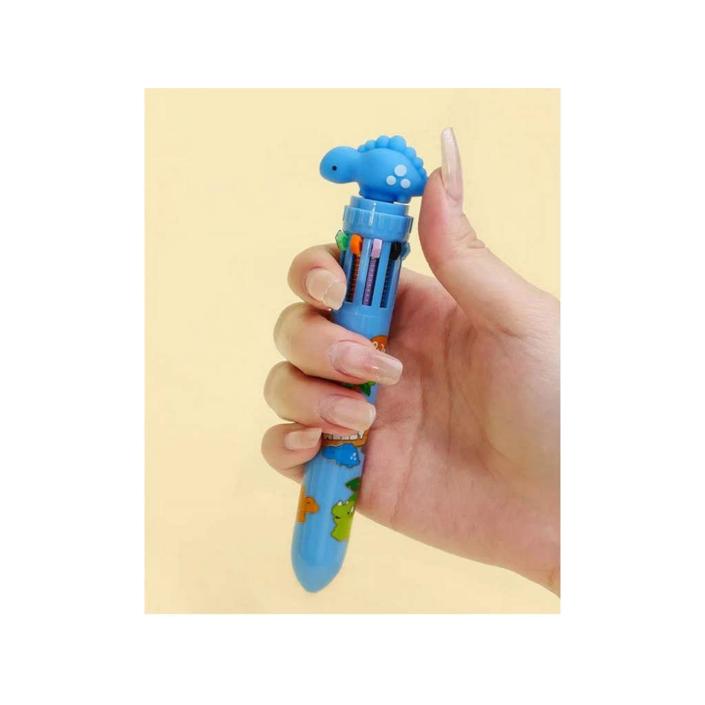 BC USA DINOSAUR 10 COLOR PEN