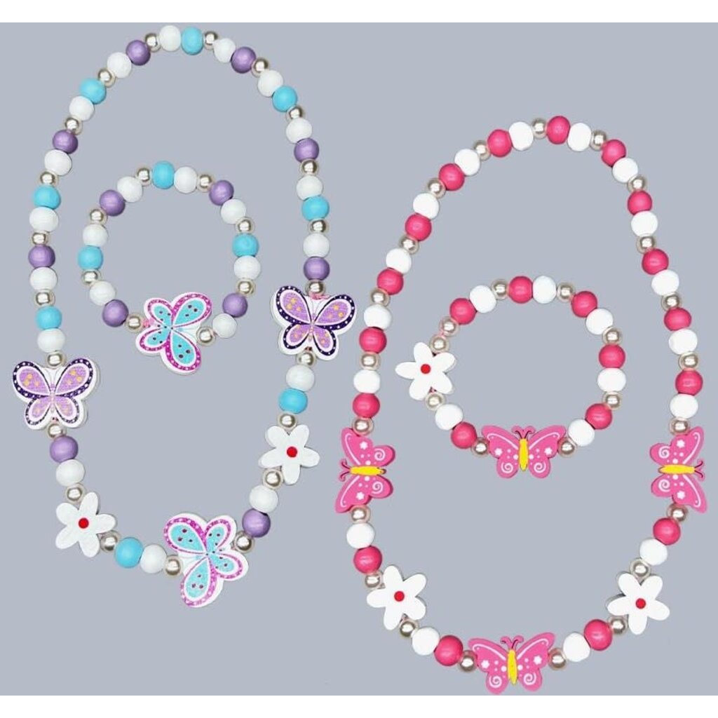 JEANNIES NECKLACE & BRACELET SET  BUTTERFLY