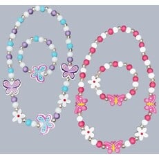 JEANNIES NECKLACE & BRACELET SET  BUTTERFLY