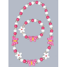 JEANNIES NECKLACE & BRACELET SET  BUTTERFLY