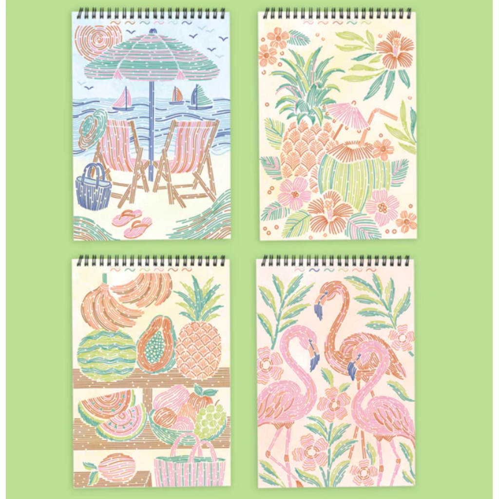 TRACE-BY-LINE TROPICAL PARADISE