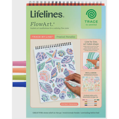 LIFELINES TRACE-BY-LINE TROPICAL PARADISE