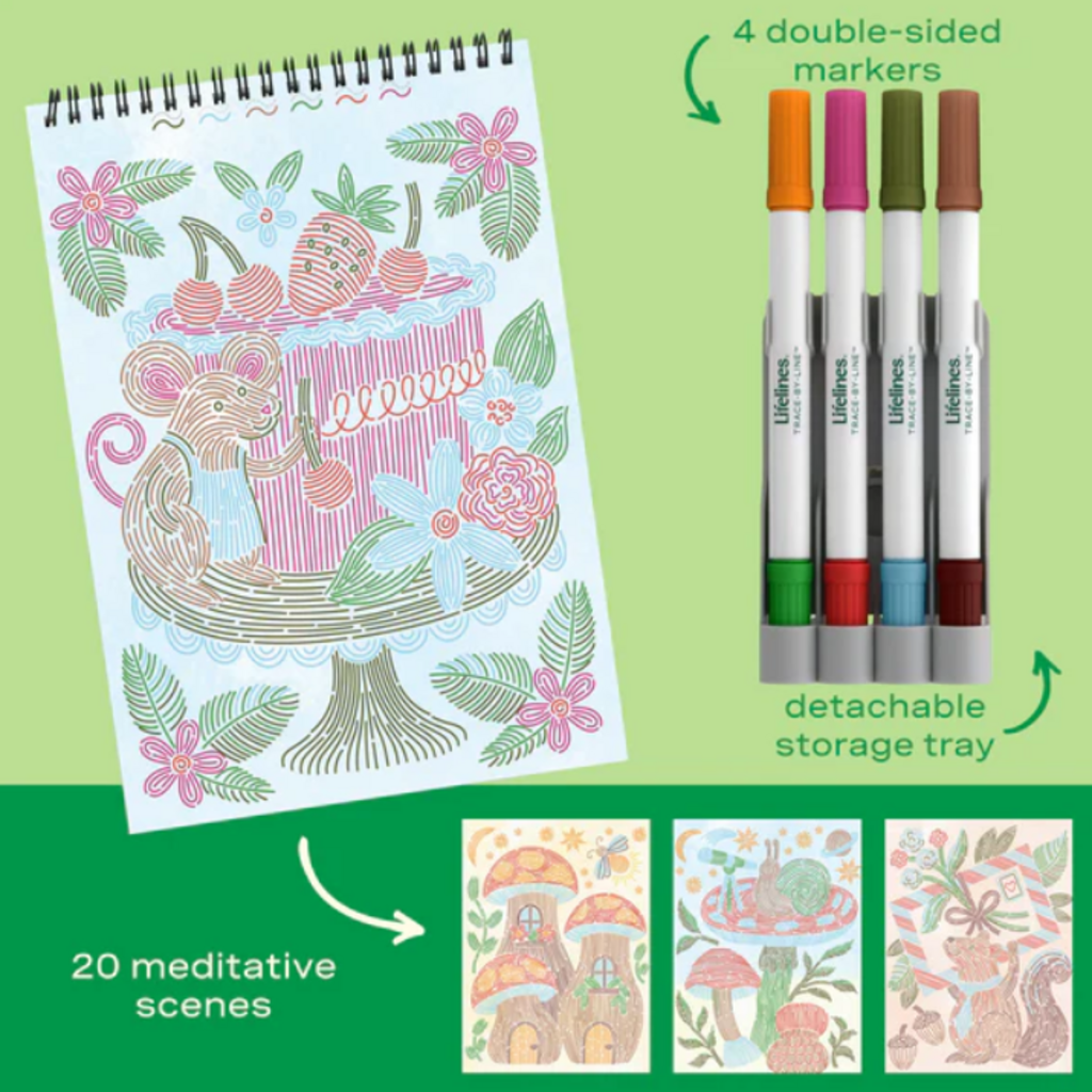 LIFELINES TRACE-BY-LINE WOODLAND WHIMSY