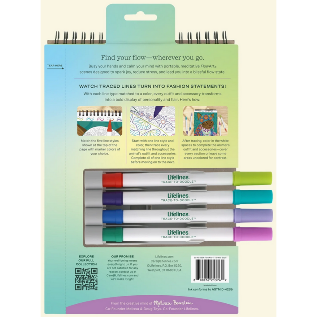 LIFELINES TRACE-TO-DOODLE WILD STYLE