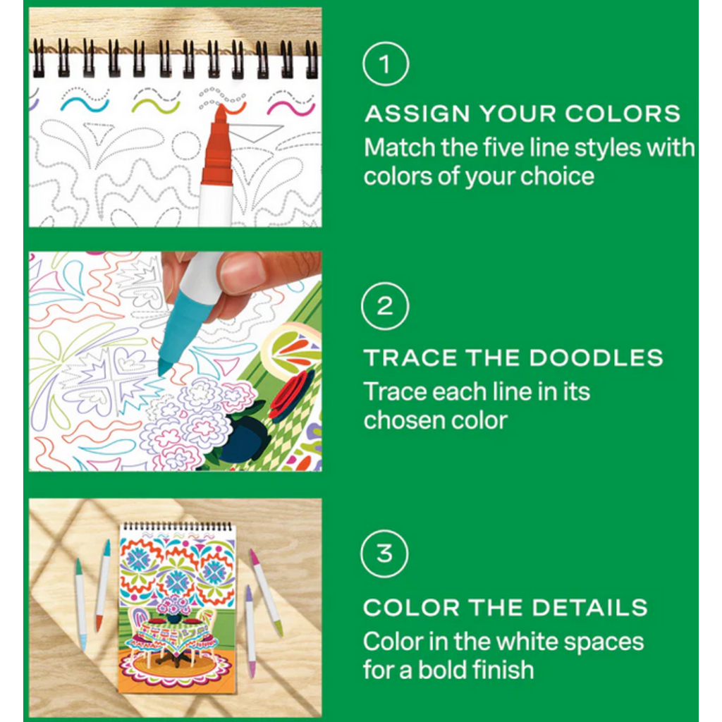 LIFELINES TRACE-TO-DOODLE STYLE YOUR SPACE