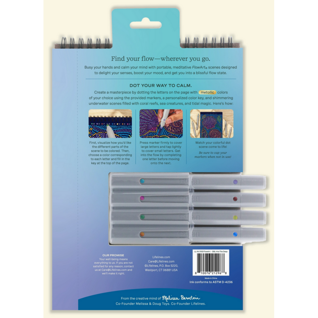 LIFELINES DOT-BY-LETTER INTO THE DEEP