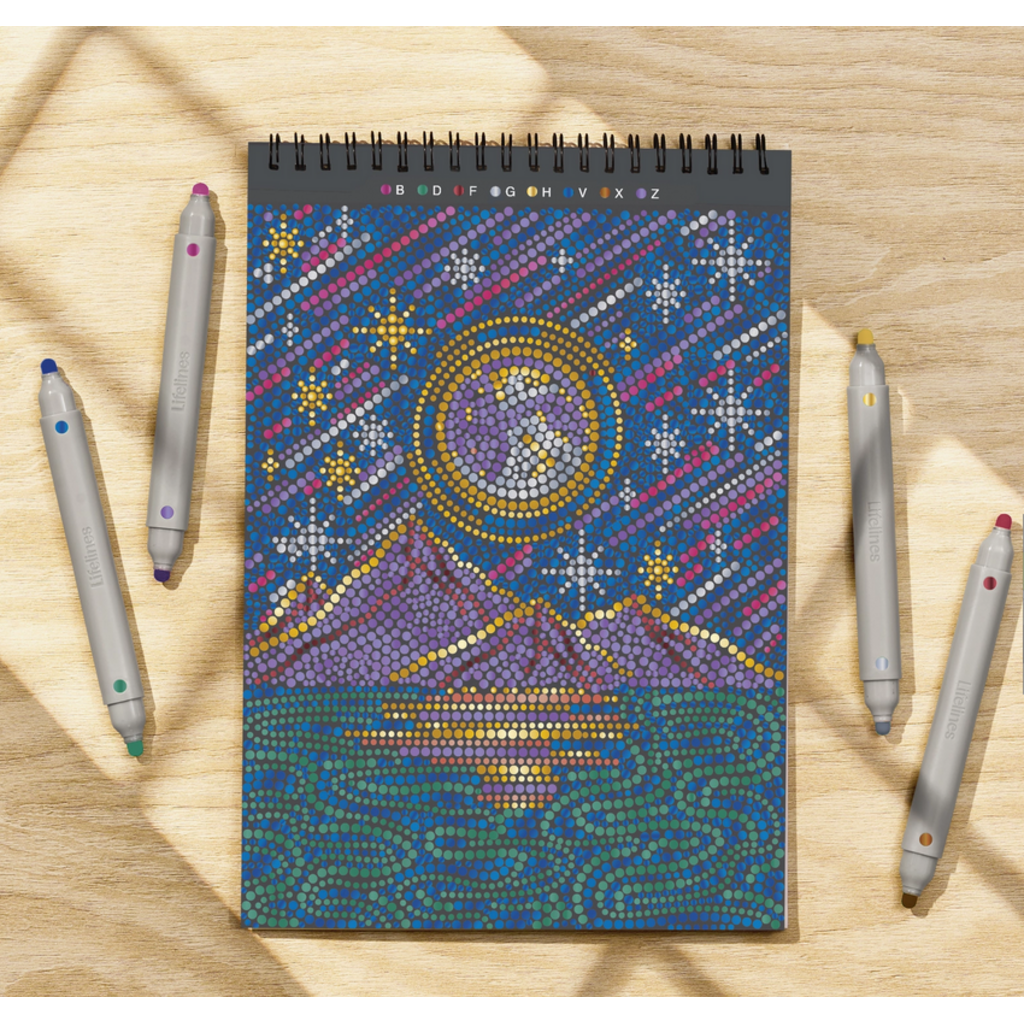 LIFELINES DOT-BY-LETTER INTO THE GALAXY