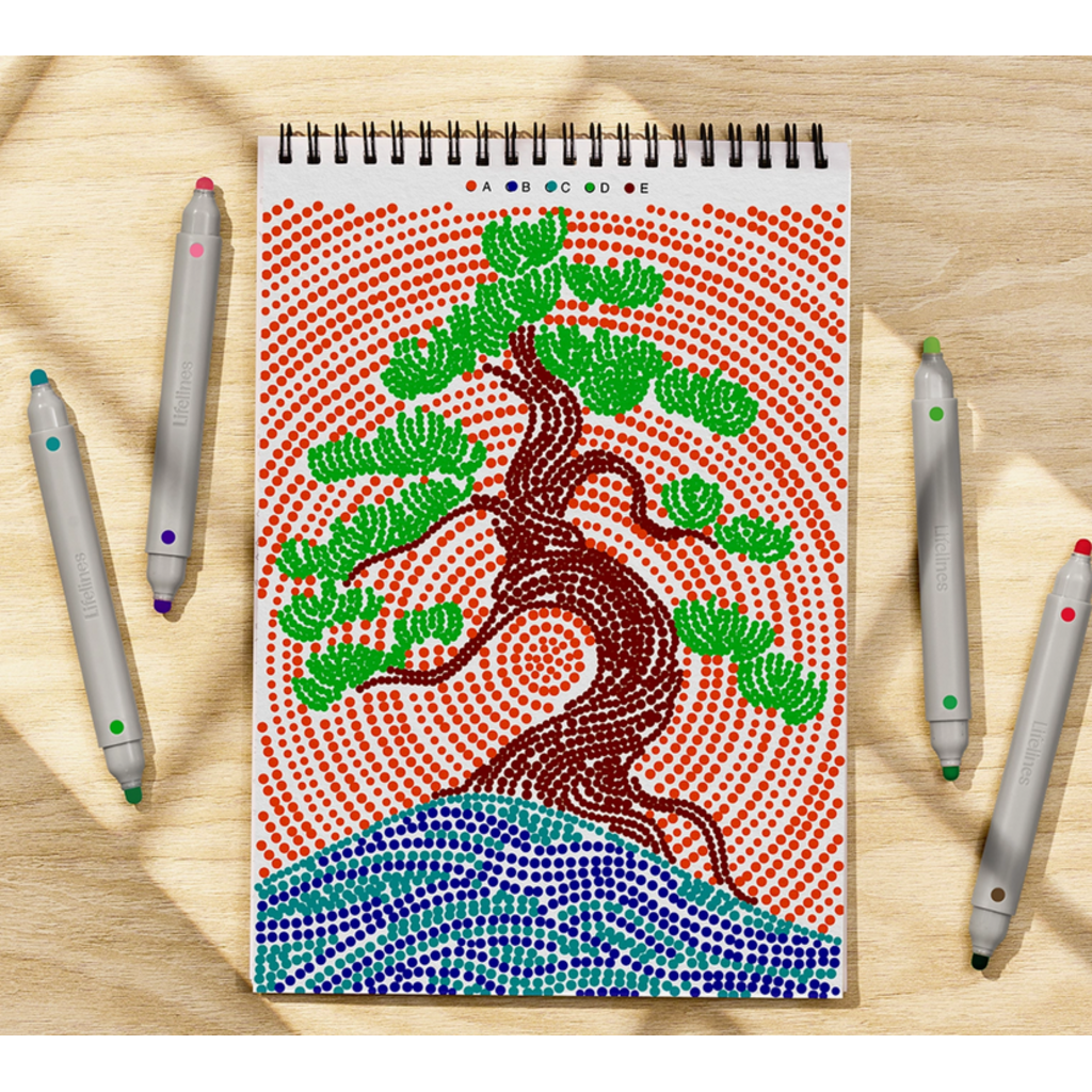 LIFELINES DOT-BY-LETTER LANDSCAPES