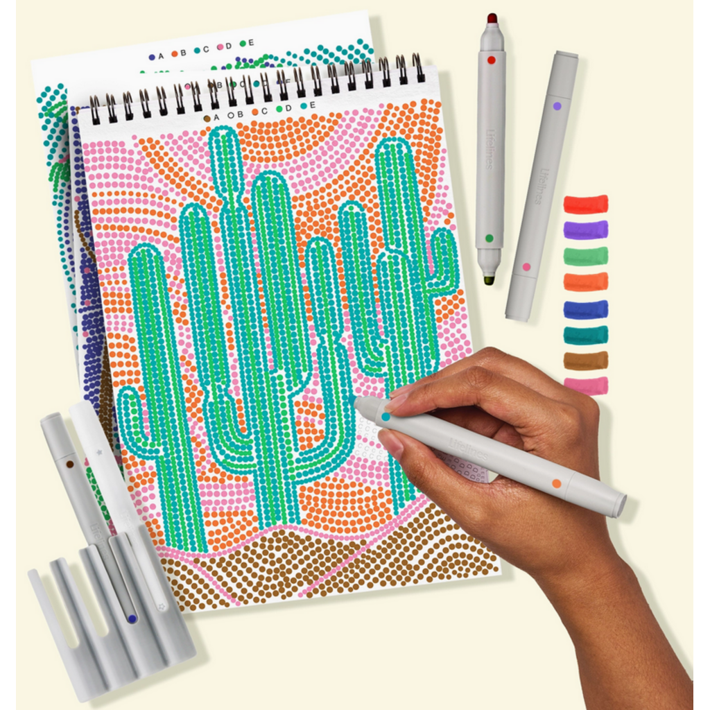 LIFELINES DOT-BY-LETTER LANDSCAPES