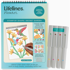 LIFELINES STAMP-BY-SHAPE SECRET GARDEN