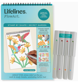 LIFELINES STAMP-BY-SHAPE SECRET GARDEN