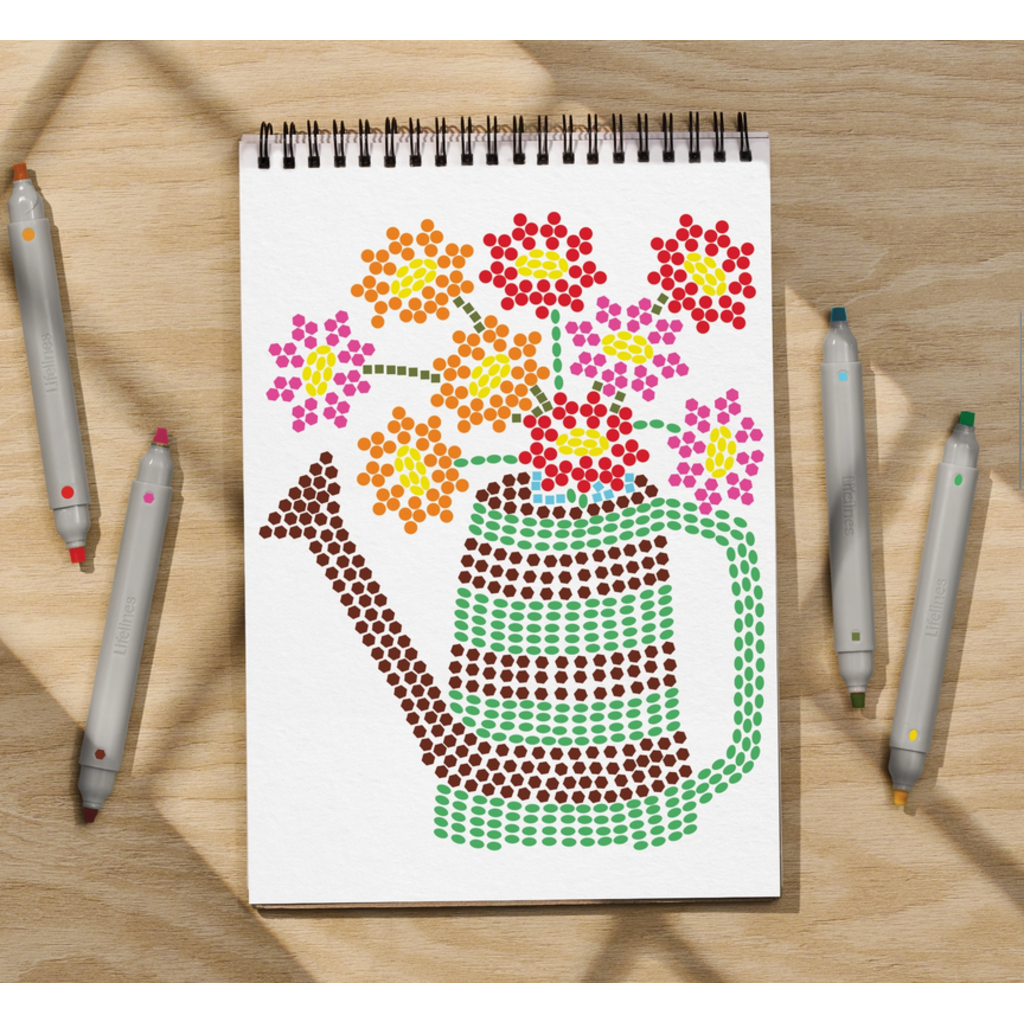 LIFELINES STAMP-BY-SHAPE SECRET GARDEN