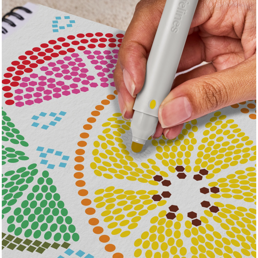 LIFELINES STAMP-BY-SHAPE SECRET GARDEN