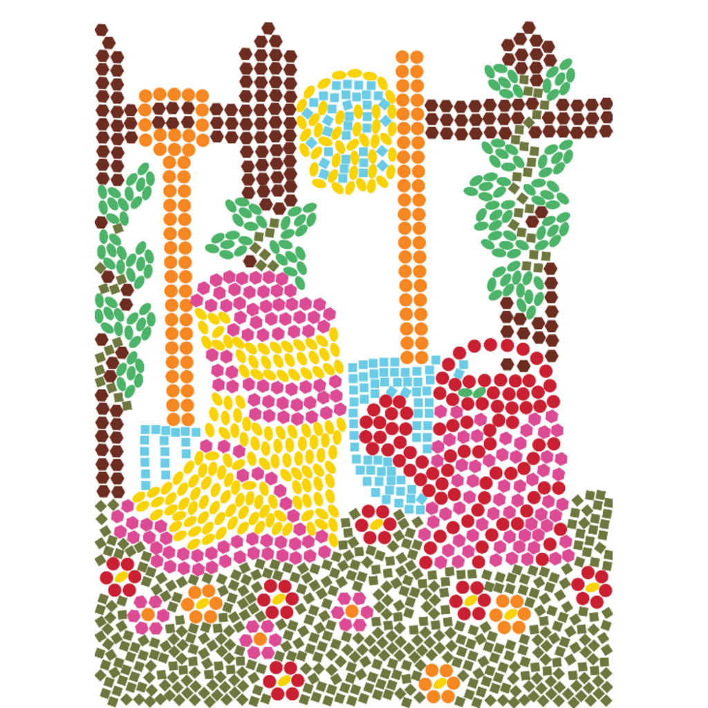 LIFELINES STAMP-BY-SHAPE SECRET GARDEN