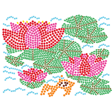 LIFELINES STAMP-BY-SHAPE SECRET GARDEN