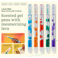LIFELINES SCENTED LAVA GEL PEN SET