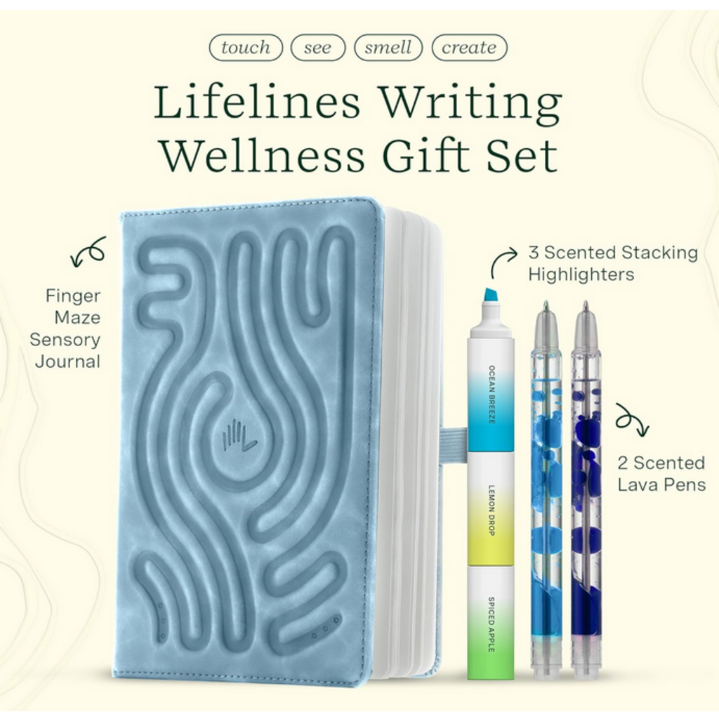 LIFELINES WRITING WELLNESS GIFT SET - BLUE