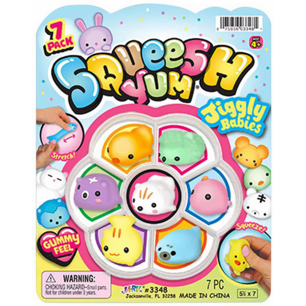 JA-RU SQUEESH YUM JIGGLY BABIES