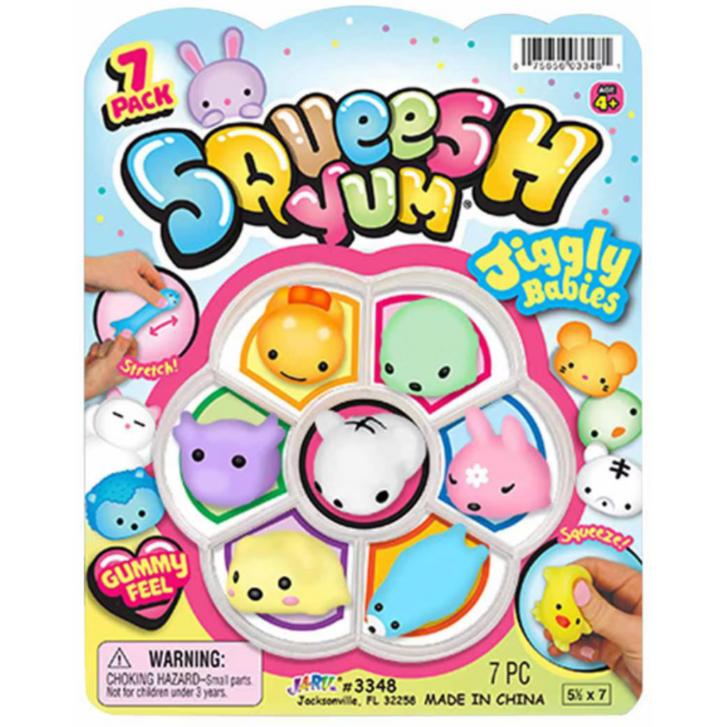 JA-RU SQUEESH YUM JIGGLY BABIES
