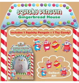 ZORBITZ SQUISHY PENGUIN GINGERBREAD HOUSE**