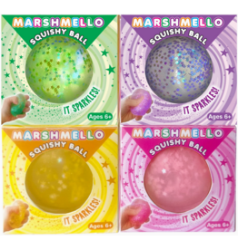 ZORBITZ MARSHMELLO SPARKLE SQUISHY BALL