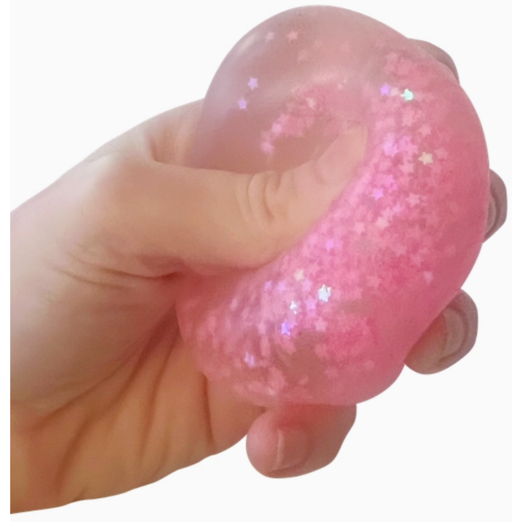 ZORBITZ MARSHMELLO SPARKLE SQUISHY BALL