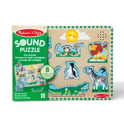 MELISSA AND DOUG SOUND PUZZLE ZOO ANIMALS