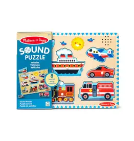 MELISSA AND DOUG SOUND PUZZLE VEHICLES