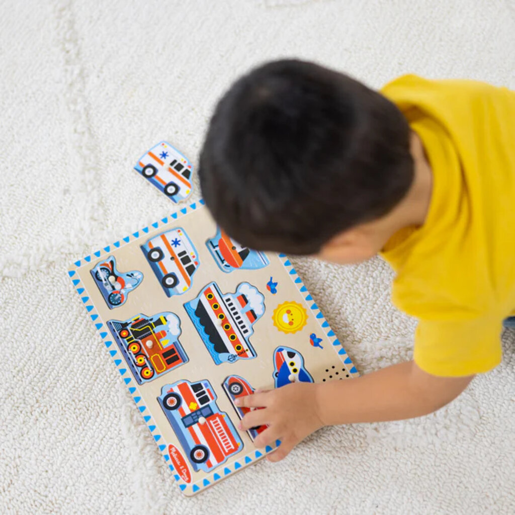 MELISSA AND DOUG SOUND PUZZLE VEHICLES