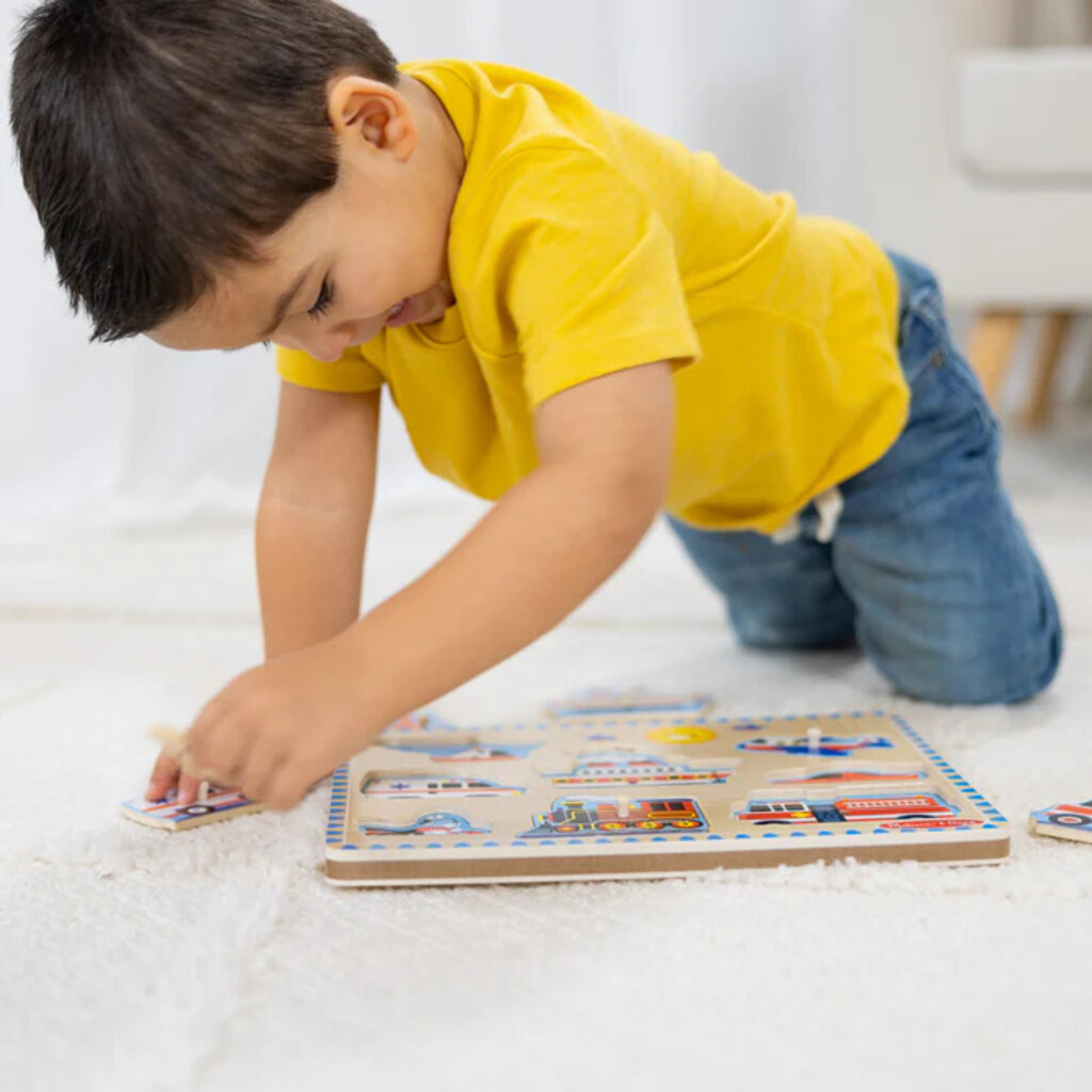 MELISSA AND DOUG SOUND PUZZLE VEHICLES