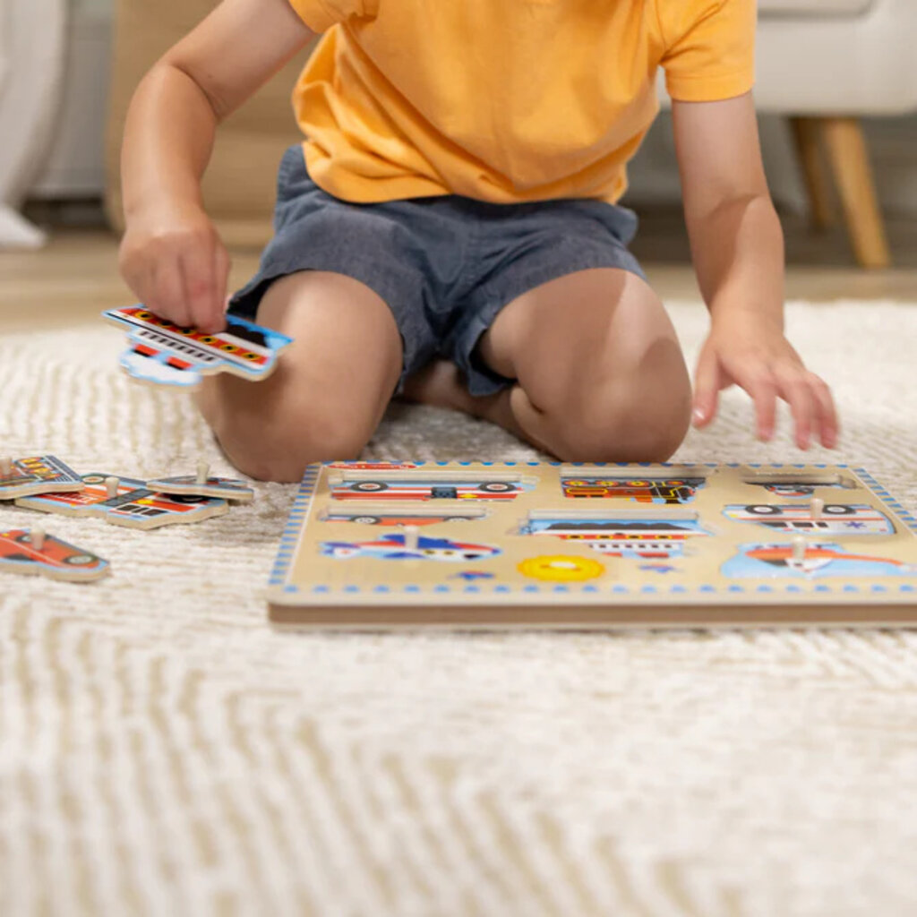 MELISSA AND DOUG SOUND PUZZLE VEHICLES