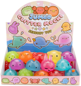 KAWAII SLIME COMPANY GLITTER MOCHI SQUISHIE ANIMAL