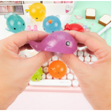 KAWAII SLIME COMPANY GLITTER MOCHI SQUISHIE ANIMAL