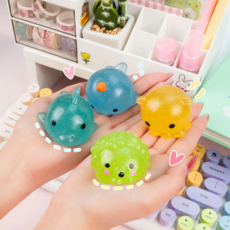 KAWAII SLIME COMPANY GLITTER MOCHI SQUISHIE ANIMAL