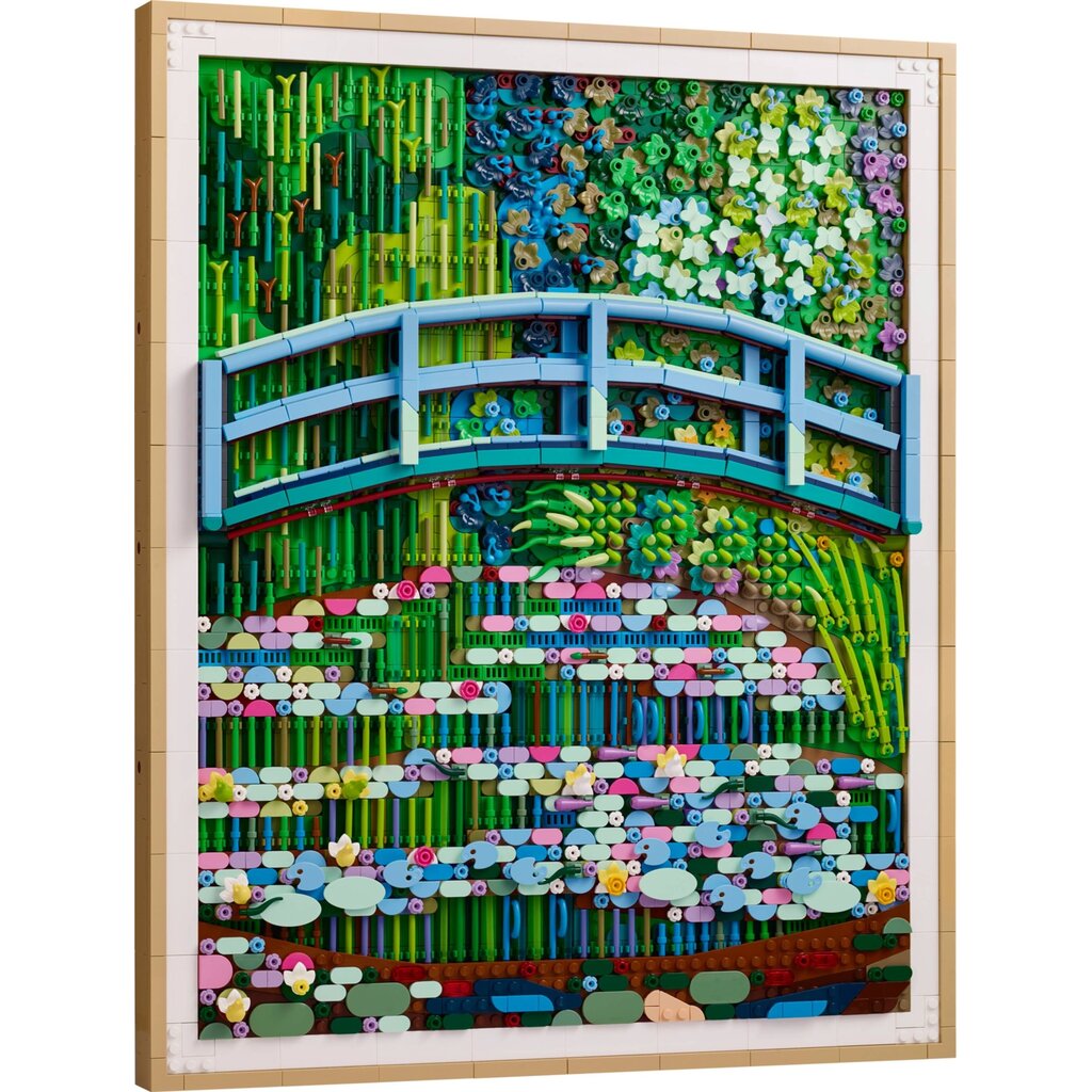 LEGO CLAUDE MONET BRIDGE OVER A POND OF WATER LILIES