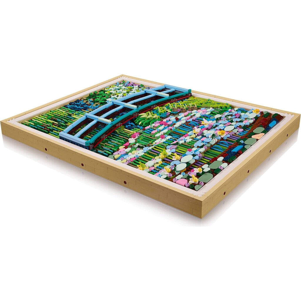 LEGO CLAUDE MONET BRIDGE OVER A POND OF WATER LILIES