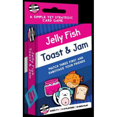 DOLPHIN HAT GAMES JELLY FISH TOAST & JAM CARD GAME