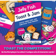 DOLPHIN HAT GAMES JELLY FISH TOAST & JAM CARD GAME