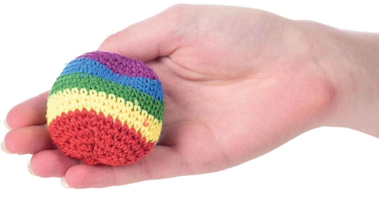 や*ン様 ゆっぴぃチャンネル　TAKO POUNDボール KNITTED RAINBOW KICKBALL - THE TOY STORE