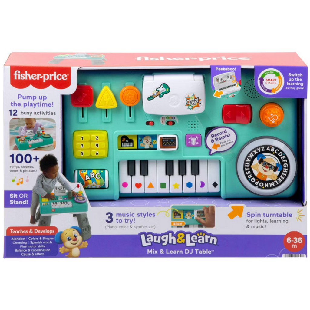 FISHER PRICE MIX & LEARN DJ TABLE